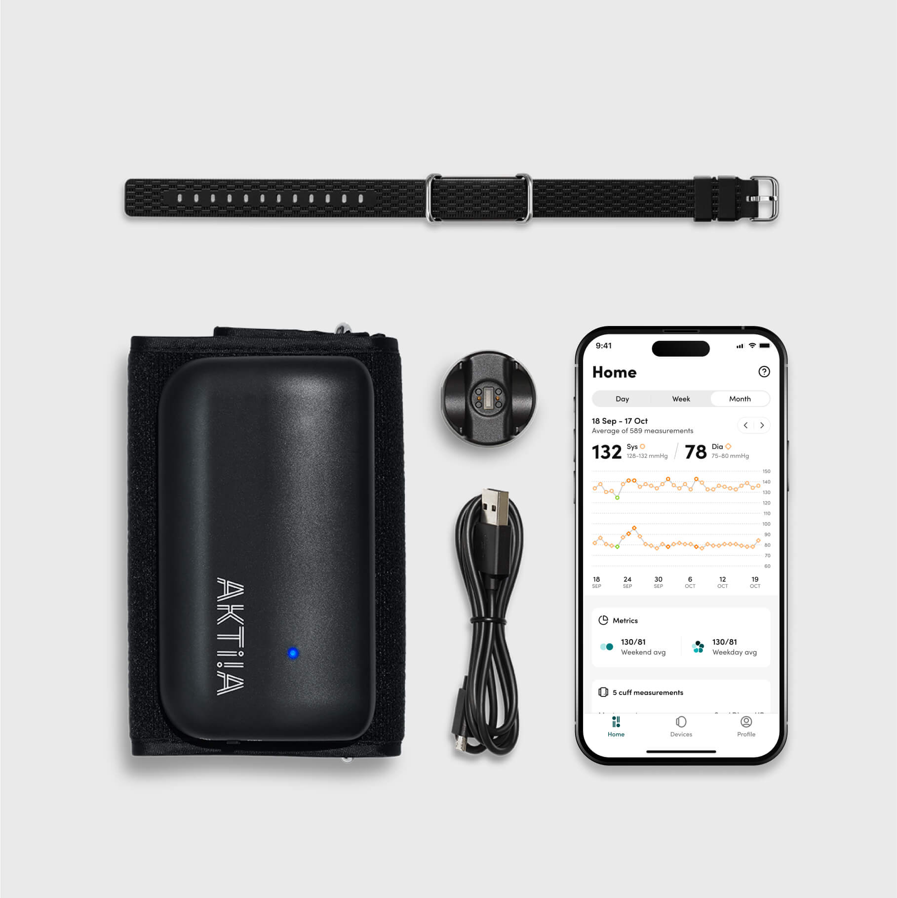 Aktiia Blood Pressure Monitoring Shipping to Canada