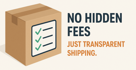 ShipByMail transparent pricing – no hidden fees