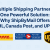 ShipByMail offers multiple shipping partners including DHL, Canada Post, and UPS for flexible international delivery options.