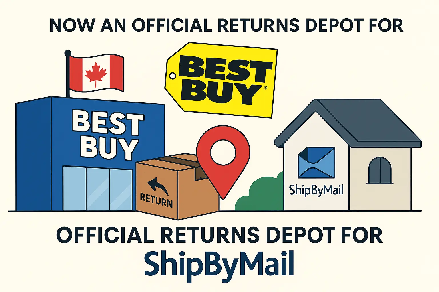 ShipByMail Is Now an Official Returns Depot for BestBuy Canada